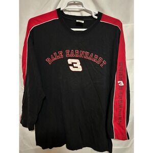 Vintage Dale Earnhardt #3 NASCAR Winners Circle Long Sleeve Shirt Mens XL Black